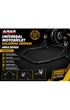 Universal Motosiklet Kaldırma Sehpası Arka Siyah -arr3363 Universal Motosiklet Kaldırma Sehpası Arka Siyah -arr3363