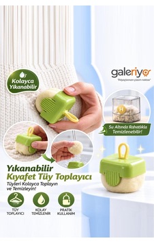 Yıkanabilir Mini Tüy Toplama Rulosu Dahili Hazneli Evcil Hayvan Kıl, Tüy Ve Toz Temizleyici Yeşil Yıkanabilir Mini Tüy Toplama Rulosu Dahili Hazneli Evcil Hayvan Kıl, Tüy Ve Toz Temizleyici Yeşil