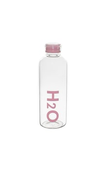 Konak Züccaciye H2o Kapaklı 1 Lt Borosilikat Cam Su Şişesi Mıx