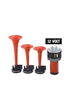 Ahmet Otomotiv Havalı Korna 3 Borulu Motorlu 12 Volt Ahmet Otomotiv Havalı Korna 3 Borulu Motorlu 12 Volt