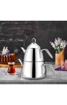 Noble Life Solıd Çelik Çaydanlık Çelik Kulp