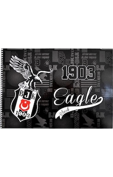 Beşiktaş Lisanslı Resim Defteri 25X35Cm Spiralli Beşiktaş Lisanslı Resim Defteri 25X35Cm Spiralli