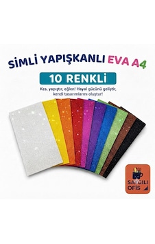 Saygılıofis A4 Simli Yapışkanlı Eva 20x30 Cm 10 Lu Karışık Renk 20 30 Anaokulu Etkinlik 1 Paket Saygılıofis A4 Simli Yapışkanlı Eva 20x30 Cm 10 Lu Karışık Renk 20 30 Anaokulu Etkinlik 1 Paket