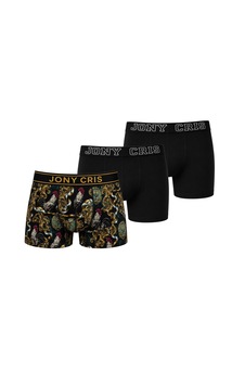Jony Cris Baskılı Desenli Erkek Boxer 3 Lü Erkek Baksır İç Giyim KARIŞIK RENK Jony Cris Baskılı Desenli Erkek Boxer 3 Lü Erkek Baksır İç Giyim KARIŞIK RENK
