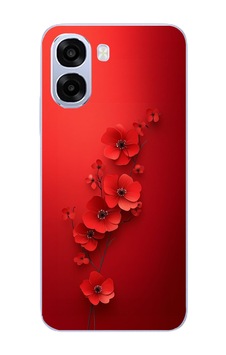 Oppo A6t - A6x Uyumlu Kırmızı Kardelenler Baskılı Silikon Kılıf Renkli Oppo A6t - A6x Uyumlu Kırmızı Kardelenler Baskılı Silikon Kılıf Renkli