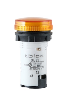 Sıl22-220ac/dc Sarı Sinyal Lambası Led Sıl22-220ac/dc Sarı Sinyal Lambası Led