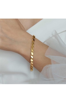 Altınbeyı 14 Ayar Altın Pullu Halep Bileklik 6mm 19cm 6.00 Gram Çok Renkli Altınbeyı 14 Ayar Altın Pullu Halep Bileklik 6mm 19cm 6.00 Gram Çok Renkli