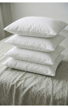 4 Adet 800 Gr Silikon Yastık Yıkanabilir & Nefes Alan 50x70 Cm Beyaz 4 Adet 800 Gr Silikon Yastık Yıkanabilir & Nefes Alan 50x70 Cm Beyaz