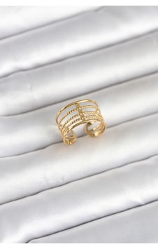 316l Çelik Gold Renk Vintage Model Kadın Yüzük 5886 Altın 316l Çelik Gold Renk Vintage Model Kadın Yüzük 5886 Altın