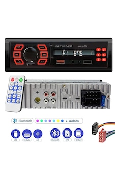 Oto Teyp 4x50 Watt Bluetooth 2xusb Şarjlı Fm App Aplikason Kısa Kasa Poke Pk-6009