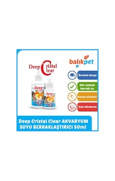 Deep Fix Cristal Clear Akvaryum Berraklaştırıcı Su Düzenleyici 50 ML