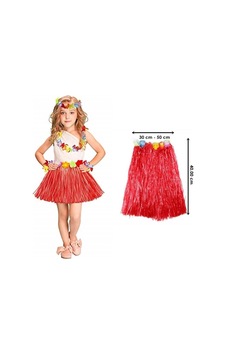 Hawaii Hula Eteği Kırmızı Renk 40 Cm Bx40 Hawaii Hula Eteği Kırmızı Renk 40 Cm Bx40