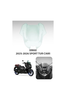Yamaha Xmax Uyumlu Sport Tur Camı 2025-2026 Yeşil Yamaha Xmax Uyumlu Sport Tur Camı 2025-2026 Yeşil