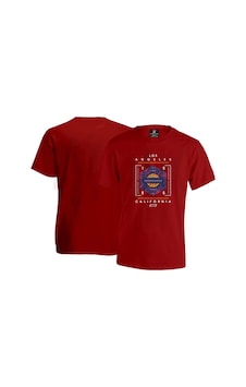 L.a Summer Unisex T-shirt - Kirmizi Kırmızı L.a Summer Unisex T-shirt - Kirmizi Kırmızı