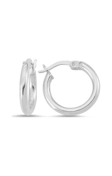 Gümüş 14 Mm Halka Küpe Gümüş 14 Mm Halka Küpe
