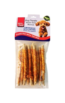 Esca Food Tavuk Sarma İnce Munchy 12cm 10lu Esca Food Tavuk Sarma İnce Munchy 12cm 10lu