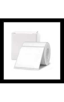 Nıımbot T50 Etiket 50mm X 50mm Tek Kolonda 1li 150 Adet Beyaz Kare B1, B21s, B3s, B21 Pro