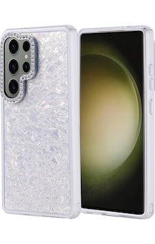 Galaxy S25 Ultra Kılıf Taşlı Tasarımlı Zore Kapi Kapak Gümüş Galaxy S25 Ultra Kılıf Taşlı Tasarımlı Zore Kapi Kapak Gümüş