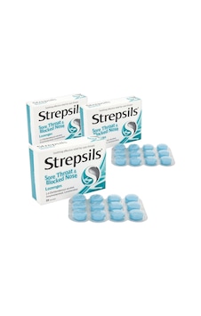 Strepsils Sore Throat & Blocked Nose Mentollü Pastil x 3 Adet Strepsils Sore Throat & Blocked Nose Mentollü Pastil x 3 Adet