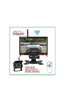 AUDIOMAX 7 İnç Monitör ve 18 Ledli Kablosuz Gece Görüş Kamerası AUDIOMAX 7 İnç Monitör ve 18 Ledli Kablosuz Gece Görüş Kamerası
