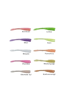Deep Hook Kuso 4.5cm Silikon Kum Solucanı Sarı Deep Hook Kuso 4.5cm Silikon Kum Solucanı Sarı