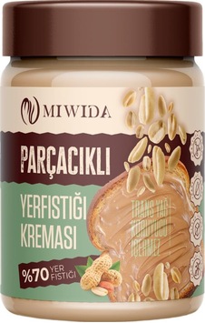 Miwida Parçacıklı Yer Fıstığı Kreması 350 G Miwida Parçacıklı Yer Fıstığı Kreması 350 G