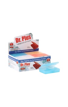 Dr.Plus 0525 Günlük Saklama Kutusu Maxi 4 Bölmeli 4 Adet Dr.Plus 0525 Günlük Saklama Kutusu Maxi 4 Bölmeli 4 Adet