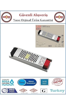 Cata 2676 Led Trafo Süper Slim Fansız - 17 Amper Cata 2676 Led Trafo Süper Slim Fansız - 17 Amper