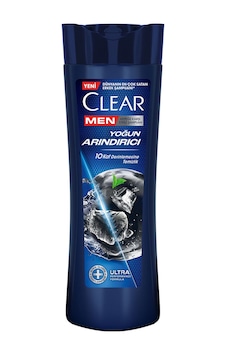 Clear Men Kepeğe Karşı Etkili Şampuan Yoğun Arındırıcı Kömür İle 350 Ml 5 Adet