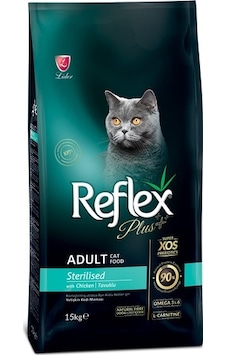 Reflex Plus Sterilised Tavuklu Kısırlaştırılmış Yetişkin Kedi Maması 15 KG Reflex Plus Sterilised Tavuklu Kısırlaştırılmış Yetişkin Kedi Maması 15 KG