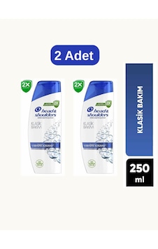 Head & Shoulders Klasik Bakım Kepek Karşıtı Şampuan 250 Ml 2 Adet Tüm Saç Tipleri