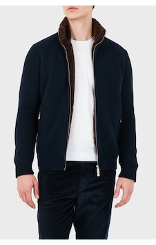 Gran Sasso Regular Fit Fermuarlı Dik Yaka Fitilli Triko Ceket Erkek Ceket 23146 15581 598 Lacivert Gran Sasso Regular Fit Fermuarlı Dik Yaka Fitilli Triko Ceket Erkek Ceket 23146 15581 598 Lacivert