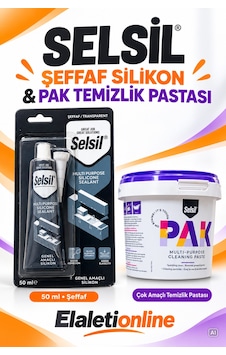Selsil Tüp Silikon + Pak Temizleme Set - 930381166
