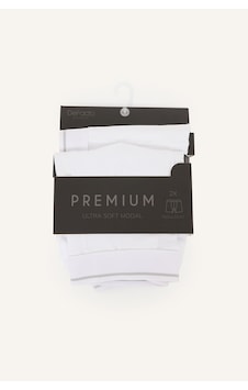 Defacto Regular Fit Beli Şerit Lastikli Modal 2li Boxer I6942ax26auwt34 Beyaz-wt34 Defacto Regular Fit Beli Şerit Lastikli Modal 2li Boxer I6942ax26auwt34 Beyaz-wt34
