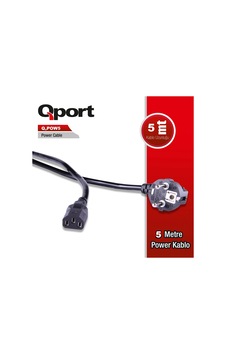 Qport Q-pow5 5m Power Kablosu Qport Q-pow5 5m Power Kablosu