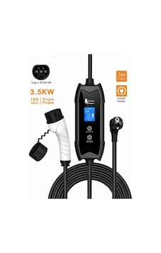 Feyree Ev Charger Type2 3.5kw 16a Taşınabilir Araç Şarj İstasyonu 5m Kablo, Ip65 Koruma Feyree Ev Charger Type2 3.5kw 16a Taşınabilir Araç Şarj İstasyonu 5m Kablo, Ip65 Koruma