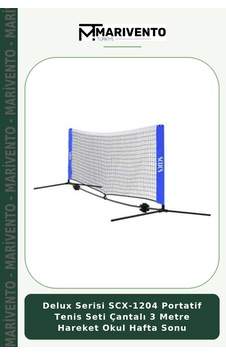 Delux Serisi Scx-1204 Portatif Tenis Seti Çantalı 3 Metre Hareket Okul Hafta Sonu Delux Serisi Scx-1204 Portatif Tenis Seti Çantalı 3 Metre Hareket Okul Hafta Sonu