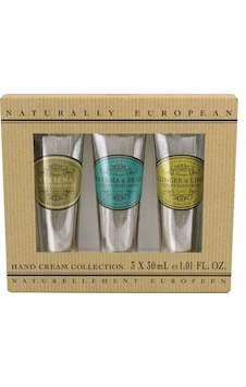 Naturally European Ginger & Lime  + Freesia & Pear + Verbena Mini El Kremi Seti 3 x 30 ML