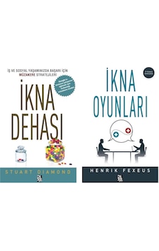 Ikna Dehası + Ikna Oyunları Set 2 Kitap Ikna Dehası + Ikna Oyunları Set 2 Kitap