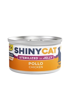 Gimcat Shinycat Sos İçinde Jelly Tavuklu Kısırlaştırılmış Kedi Konserve Maması 70 Gr
