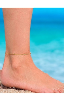 Feron Accessories Gold Halhal Boncuk Zincir Gold Feron Accessories Gold Halhal Boncuk Zincir Gold