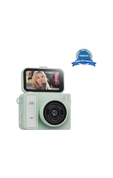 Ers 2k Mini Dijital Retro Video Kamera Flaşlı Dijital Vlog Mini Fotoğraf Makinesi Türkçe Menü Yeşil Ers 2k Mini Dijital Retro Video Kamera Flaşlı Dijital Vlog Mini Fotoğraf Makinesi Türkçe Menü Yeşil