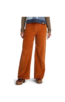 Timberland Corduroy Wıde Leg Pants Bayan Pantolon Tb0a5zvb8881 Kiremit