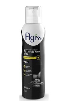 Agiss Tüy Dökücü Krem Gazlı Sprey 175 Ml Men