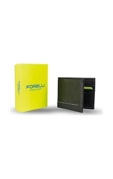 Forelli 5e101 Erkek Hakiki Deri Cüzdan Siyah Çok Renkli