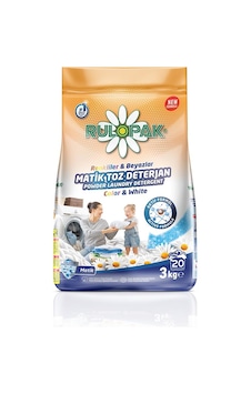 Rulopak Elde Yıkama Renkli Ve Beyazlar İçin Toz Çamaşır Deterjanı 3 Kg Rulopak Elde Yıkama Renkli Ve Beyazlar İçin Toz Çamaşır Deterjanı 3 Kg