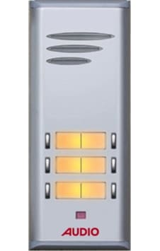 Audio 6 Lı Zil Butonu Çift Sıra 4849 Hoparlörlü