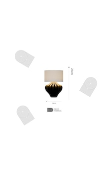 Deco Fabrıca Modern Piyano Formlu Masa Lambası Müzik Temalı Sanatsal Abajur Renkli & Dekoratif Aydınlatma Ofis, Yatak Odası Ve Çalışma Masası İçin E14 Uyumlu Lamba .