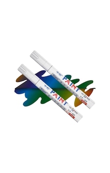 Oto Çizik  Rötuş Boya Marker Kalemi Beyaz 2 Li Set (301332079)