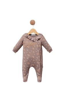 Celira Kahve Patikli Tulum 2 Ay,3 Ay,6 Ay Kız Bebek Kahverengi Celira Kahve Patikli Tulum 2 Ay,3 Ay,6 Ay Kız Bebek Kahverengi